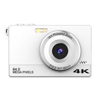 Kamera Digital 4K untuk Pelajar, Zoom 16x, Layar 2,8 inci, Retro, Ramah Pemula, Kampus, Definisi Tinggi, Penggunaan di Rumah, Perjalanan, Ringkas, Baru