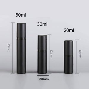 ขวดสเปรย์แบบเติมได้ รุ่นใหม่ ขนาด 15 มล. 30 มล. 50 มล. สีดำด้าน วัสดุ PET พลาสติก พร้อมหัวฉีดแบบ Airless สำหรับน้ำหอมและโลชั่น - Product Image 4