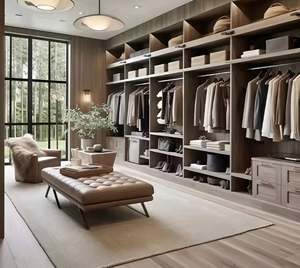 Manufacturer Customized Bedroom Wardrobe Closet Modern Wooden Wardrobe Room Cabinets Kitchen Cabinet Ready to Assemble - Product Image 6