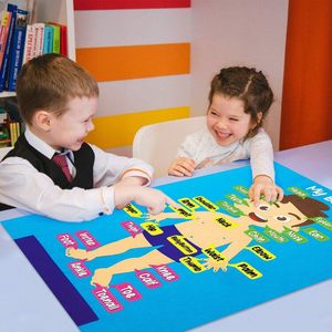 Puzzle éducatif pour filles sur la structure du corps humain avec images des organes, jouet éducatif pour bébé, aides pédagogiques pour la maternelle - Product Image 4