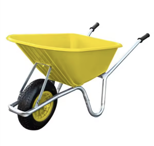 WB6416 Equipo de construcción de una sola <span class=keywords><strong>rueda</strong></span> de plástico multifuncional 150kg Capacidad de carga 85L Carro de camión Manija de acero <span class=keywords><strong>Carretilla</strong></span> - Product Image 1