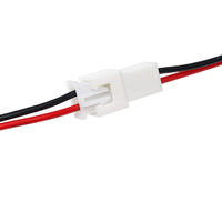 Câble de connecteur électronique OEM personnalisé à 2 broches PH 2,0 mm mâle-femelle, faisceau de câblage isolé en PVC pour usine d'appareils électriques