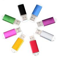 Clé USB en métal multicolore populaire 4 Go 8 Go 16 Go Clé USB 32 Go 64 Go Clé USB 2.0 Pen Drive U Disk
