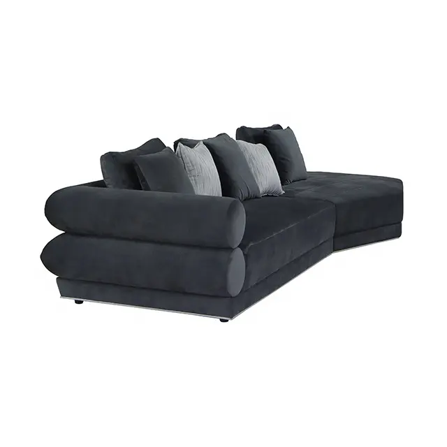 Nouvel arrivage de canapés de salon modulaires modernes et minimalistes, de forme spéciale, tissus faciles à nettoyer, meubles de canapé