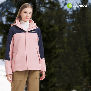 Vente <span class=keywords><strong>en</strong></span> gros <span class=keywords><strong>Veste</strong></span> de ski deux pièces détachable <span class=keywords><strong>3</strong></span>-<span class=keywords><strong>en</strong></span>-<span class=keywords><strong>1</strong></span> décontractée pour femmes <span class=keywords><strong>Veste</strong></span> respirante coupe-vent imperméable à fermeture éclair - Product Image 6