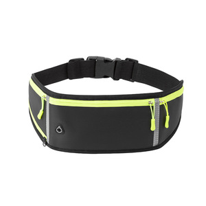 Ceinture de course unisexe imperméable en nylon, sac banane pour sports de plein air, course nocturne, rangement pour téléphone - Product Image 1