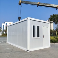 Maison de conteneur en acier mobile pour chantier de construction Employés de bureau Vente détachable préfabriquée modulaire