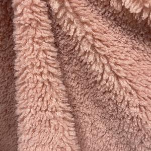 Mode nouveau tissu en peluche à carreaux frisés <span class=keywords><strong>laine</strong></span> bouclés Pile polaire tissu 100% recycler tissu tricoté pour femmes 'Coat - Product Image 2