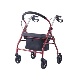 รถช่วยเดินแบบพับได้พร้อมตะกร้าใส่ของสำหรับผู้สูงอายุ - Product Image 1