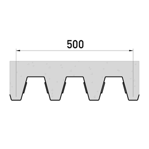 Hoja de cubierta trapezoidal de acero galvanizado SAND100 OEM, diseño corrugado de 0,8mm, hoja de Metal italiana única, diseño de cubierta único - Product Image 4
