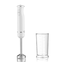 Vente flash - Mixeur plongeant commercial 1000W 5 en 1, mixeur et hachoir alimentaire avec récipient sans BPA pour un usage domestique et hôtelier