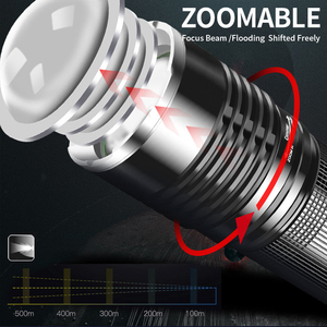 4 LED wiederauf ladbare Fischl ichter Digital Power Display Nachtlichter Taschenlampen Köder lampen Angels ensor Köder lichter - Product Image 6
