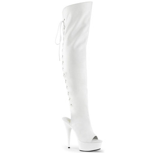 Bottes à lacets sexy pour femmes, style fetish, pour boîte de nuit, talon aiguille de 15 cm, pour modèles, <span class=keywords><strong>pole</strong></span> <span class=keywords><strong>dance</strong></span>, danseuses exotiques, chaussures gothiques - Product Image 5