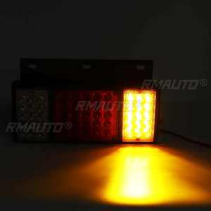 2 Luces Traseras LED de 24V para Camión, Remolque, Freno, Direccional, para Kamaz, Caravanas, Autobús, Tractor, Camión - Product Image 5