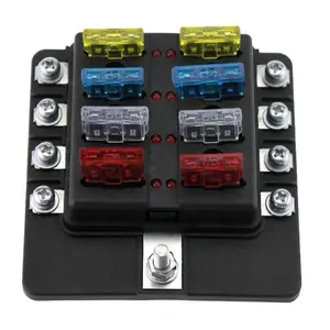 12 Way Fuse Block Multiple Slots 4 6 8 10 12 Way Blade Fuse Block