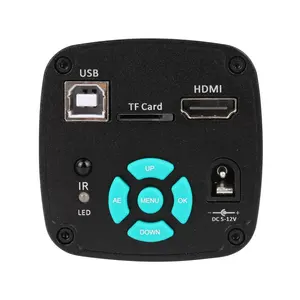مجهر تسجيل فيديو رقمي صناعي متوافق مع USB 48 ميجابكسل قياس مع كاميرا معملية رقمية
