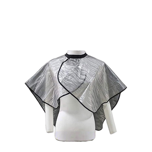 Unisex-Adult Waterproof PVC <b>Hair</b> Dye Cape Shawl Short Comb-Out Stylist Apron 80x80cm for <b>Hair</b> <b>Color</b> Bleach Makeup <b>Shampoo</b> - Product Image 1