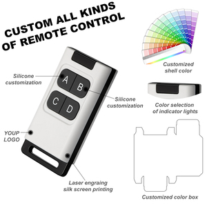 433Mhz cửa nhà để xe mở nhân bản 4 nút nhựa Key Fob Xe Cửa nhà để xe cửa <span class=keywords><strong>duplicator</strong></span> thay thế chìa khóa - Product Image 5