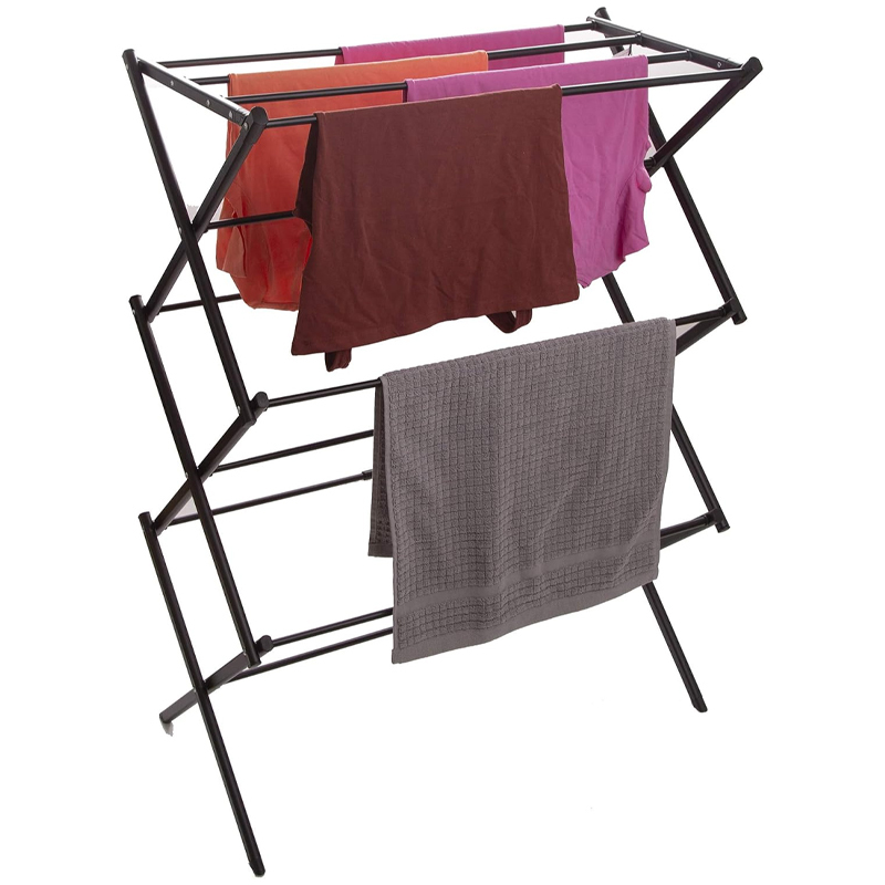 3 Tier Collapsible Clothing Racks Space