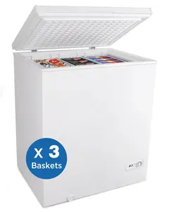 Hicon geladeira congeladora 150l comercial, qualidade superior, congelador de peito, geladeira, congelador