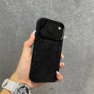 Fundas de Teléfono Móvil de Mezclilla con Marco Magnético y Protector de Cámara, Estilo Retro de Lujo para iPhone 17 16 15 14 13 12 Pro Max Air - Product Image 4