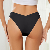 Culottes sans couture pour femmes, respirantes, découpées au laser, invisibles, Bragas Sin Costuras, string bikini