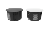 Haut-parleur de plafond en acier inoxydable blanc P-DM8 8 pouces, 120W stéréo, télécommande, garantie 3 ans, haut-parleur de plafond, audio professionnel, DJ