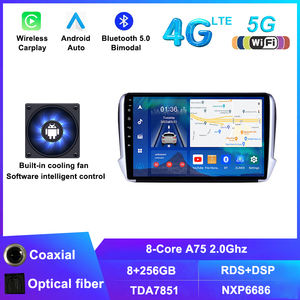 BHNEW 8+256G Sistema Multimediale per Auto per <span class=keywords><strong>Peugeot</strong></span> 2008 <span class=keywords><strong>208</strong></span> 2012-2018 Navigatore <span class=keywords><strong>GPS</strong></span> per Auto 2DIN Telecamera 360 Carplay Autoradio Android - Product Image 4