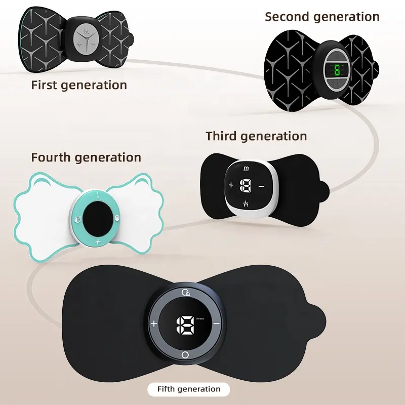 Corea mini Wireless EMS TENS unit dispositivo per alleviare il dolore mestruale terapia fisica TENS simulatore di massaggio completo del corpo massaggiatore per il collo