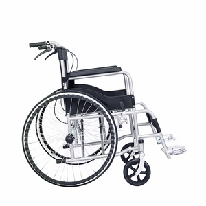 Sedia a Rotelle Manuale Pieghevole in Acciaio Leggero e <span class=keywords><strong>Portatile</strong></span> per Attrezzature di Riabilitazione - Product Image 6