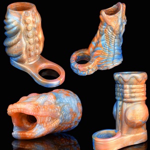 NNSX Venta al por mayor de fábrica: Set de fundas huecas para pene y anillos escrotales para hombre, juguetes sexuales para adultos, set de anillos para juguetes sexuales - Product Image 1