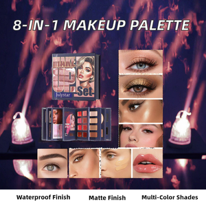 Großhandel Kosmetik-Palette 8 in 1 Kontur-Stift Concealer Lidschatten - Product Image 2
