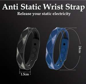 Nouvelle Arrivée 2026 Bracelet Antistatique en Silicone Réglable 1,5x24cm pour Soins Personnels - Product Image 5
