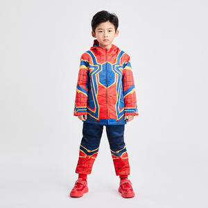 Costume de fête pour garçons avec veste à capuche et masque, imprimé toile, en polyester, pour enfants, inspiré des films et séries télévisées - Product Image 6