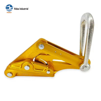 Pince de serrage industrielle légère en alliage aluminium-magnésium pour câble métallique, sans dents, ODM, 10~50kN, IEC DIN EN 50143 CGN3