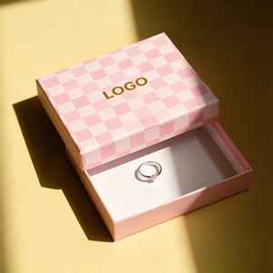 Caja <span class=keywords><strong>de</strong></span> Cartón Impresa con Logotipo Personalizado por Estampado en Caliente, Tamaño Personalizable, Tapa Extraíble, <span class=keywords><strong>para</strong></span> Regalos <span class=keywords><strong>de</strong></span> Joyería y Piedras Preciosas - Product Image 2