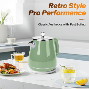 High Quality 304 Stainless Steel Double Layer Electronic Tea Water Thermo <b>Kettle</b> Home Appliance - Product Image 4