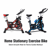 Sepeda Fitness Multifungsi Indoor Rangka Baja Tahan Lama dengan Hambatan yang Dapat Disesuaikan untuk Membentuk Tubuh, Latihan Kardio di Rumah, Sepeda Spinning