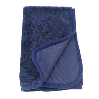 Serviette de séchage automobile professionnelle en microfibre polyester 60x90cm 600GSM ultra absorbante, sans peluches, à boucles torsadées pour le detailing auto