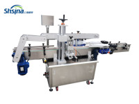 Machine d'étiquetage semi-automatique pour bouteilles rondes, applicateur d'étiquettes de bureau, équipement d'étiquetage pour bocaux en verre et en plastique