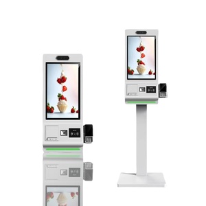 Kiosque de paiement de restaurant WUXIN 15,6/21,5/27 pouces, borne de commande automatique avec écran tactile numérique et lecteur de code QR - Product Image 6