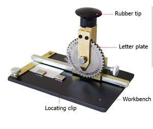Machine de gravure industrielle portative tenue dans la main pour panneau en métal facile à utiliser - Product Image 2