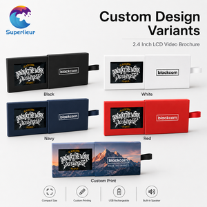 Superlieur Carte de visite vidéo parlante professionnelle innovante avec écran LCD de 2,4 pouces pour une première impression parfaite - Product Image 4