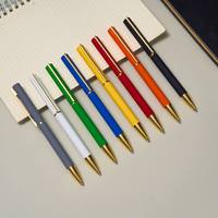 Bolígrafo de Metal con Detalles en Dorado y Logotipo Personalizado, Regalo Corporativo Perfecto para Clientes