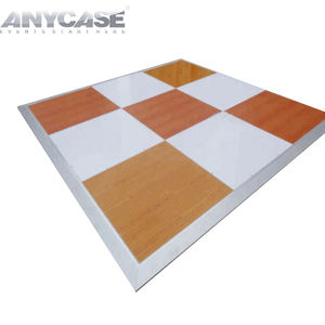 أرضية رقص بيضاء داخلية لإيجار حفلات الزفاف 3 × 3 قدم 20 × 2 قدم - Product Image 4