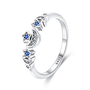 Anillo <span class=keywords><strong>de</strong></span> Circonio Azul con Diseño <span class=keywords><strong>de</strong></span> Copo <span class=keywords><strong>de</strong></span> Nieve, Chapado en Oro <span class=keywords><strong>para</strong></span> <span class=keywords><strong>Mujer</strong></span>, Ajustable, <span class=keywords><strong>de</strong></span> Alta Gama, Diseño Único <span class=keywords><strong>para</strong></span> Toda Ocasión - Product Image 3