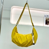 Nuevo Bolso Bandolera para Mujer, Tamaño Mediano, Gran Capacidad, Ligero, de Nailon, para Viajes Diarios, Casual, Estilo Dumpling