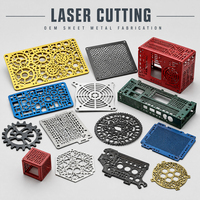 Fabrication sur mesure OEM en aluminium et acier inoxydable, découpe laser de pièces métalliques, service de découpe laser de tôles métalliques