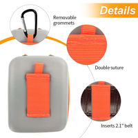Étui de protection en cuir PU pour gants de golf, étanche en EVA, pour le sport