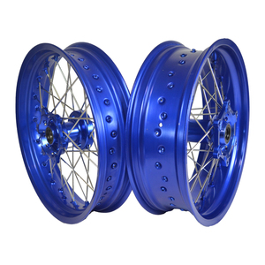 17x3.5 17x5.0 Super Motard Racing Moto Roues À Rayons Supremoto Roues pour YAMAHA <span class=keywords><strong>YZF</strong></span> <span class=keywords><strong>250</strong></span> 2020 - Product Image 3